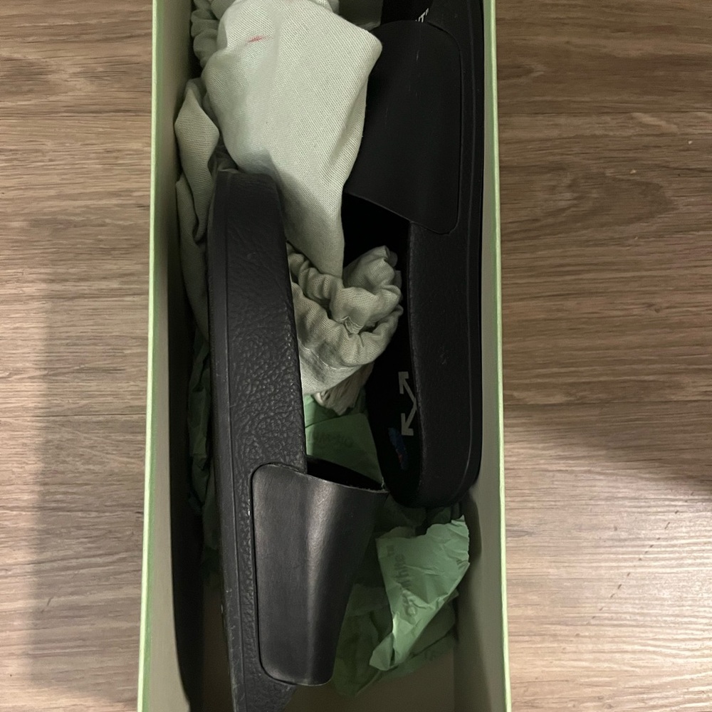 Off-White Black Sandals